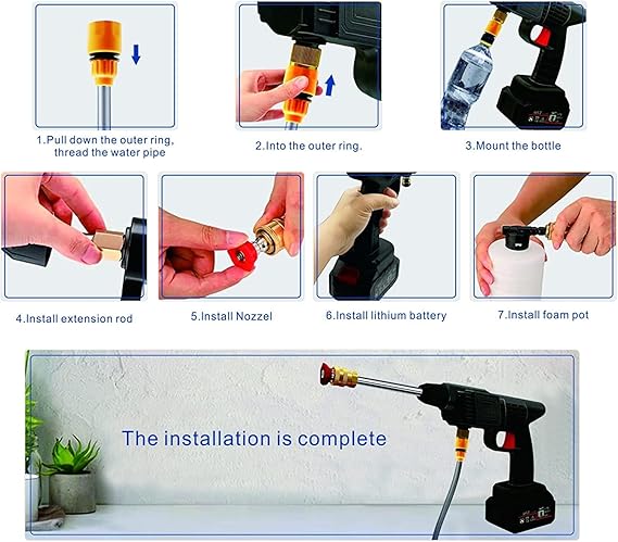 Portable Pressure Washer for Cars - Cordless Cleaning Tool | Dubai UAE