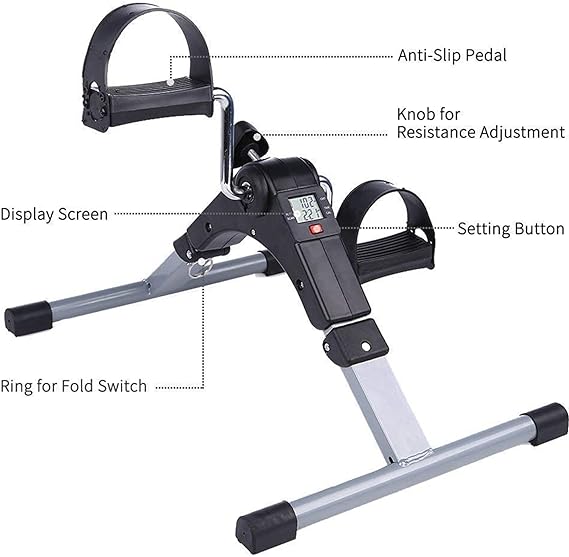 Mini Portable Pedal Exercise Bike - Indoor Fitness Trainer | Home Gym UAE